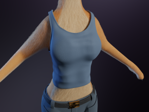 Rachel Anthro Dingo Model 3D