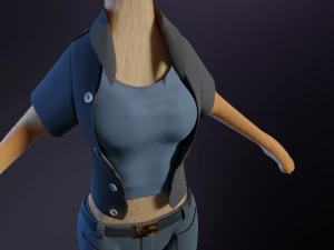 Rachel Anthro Dingo 3D Model
