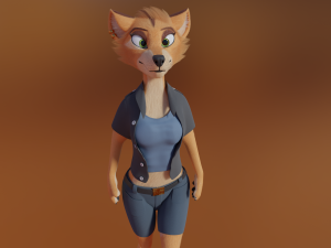Rachel Anthro Dingo Model 3D
