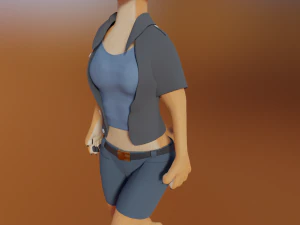 Rachel Anthro Dingo 3D Model
