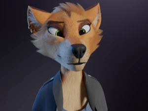 Rachel Anthro Dingo 3D Model