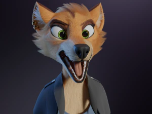 Rachel Anthro Dingo 3D Model