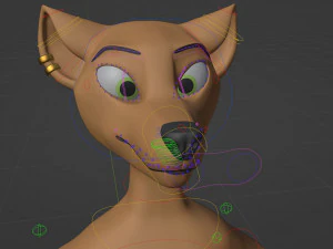 Rachel Anthro Dingo 3D Model