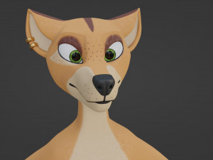 Rachel Anthro Dingo Model 3D