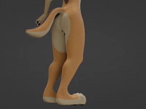 Rachel Anthro Dingo 3D Model