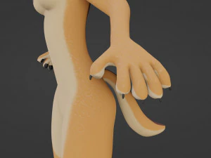 Rachel Anthro Dingo 3D Model