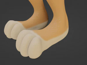 Rachel Anthro Dingo 3D Model
