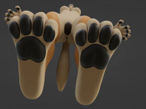 Rachel Anthro Dingo 3D Model