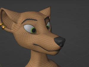 Rachel Anthro Dingo 3D Model