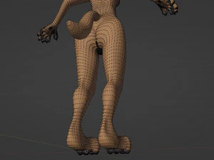 Rachel Anthro Dingo 3D Model