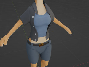 Rachel Anthro Dingo Model 3D