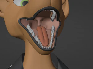 Rachel Anthro Dingo 3D Model