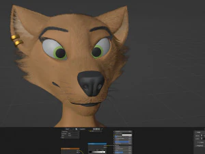 Rachel Anthro Dingo 3D Model