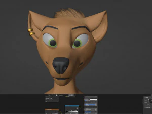 Rachel Anthro Dingo 3D Model