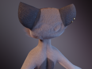 Maylin Anthro Wolf 3D Модель