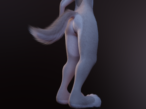 Maylin Anthro Wolf 3D Модель