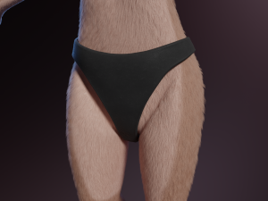 Maylin Anthro Wolf 3D Модель