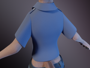 Maylin Anthro Wolf 3D Модель