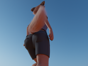 Maylin Anthro Wolf 3D Модель
