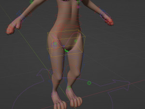 Maylin Anthro Wolf 3D Модель