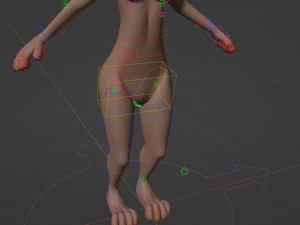 Maylin Anthro Wolf 3D Model