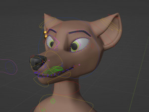Maylin Anthro Wolf 3D Модель