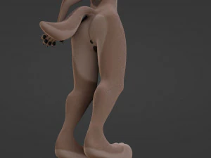 Maylin Anthro Wolf 3D Model