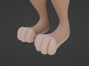 Maylin Anthro Wolf 3D Модель