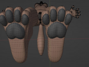 Maylin Anthro Wolf 3D Модель
