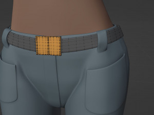 Maylin Anthro Wolf 3D Модель