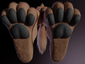 Kovu Anthro Lupo Modello 3D