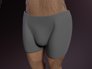 Kovu Anthro Wolf 3D Model