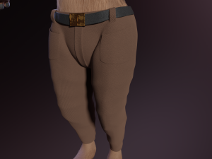 Kovu Anthro Wolf 3D Model