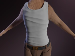 Kovu Anthro Lupo Modello 3D