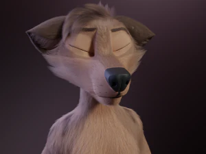 Kovu Anthro Lupo Modello 3D