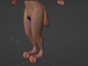 Kovu Anthro Wolf 3D Model