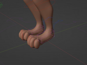 Kovu Anthro Wolf 3D Model