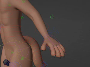 Kovu Anthro Lupo Modello 3D