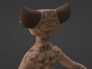 Kovu Anthro Lupo Modello 3D