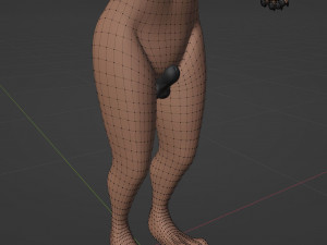 Kovu Anthro Wolf 3D Model