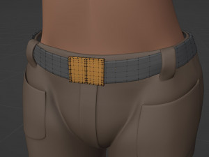 Kovu Anthro Wolf 3D Model