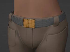 Kovu Anthro Lupo Modello 3D