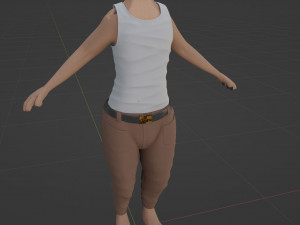 Kovu Anthro Wolf 3D Model