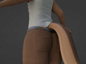 Kovu Anthro Wolf 3D Model