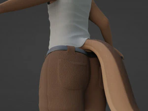 Kovu Anthro Lupo Modello 3D