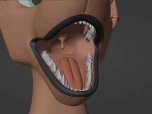 Kovu Anthro Wolf 3D Model