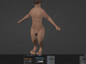 Kovu Anthro Wolf 3D Model