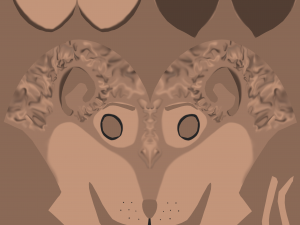 Kovu Anthro Wolf 3D Model