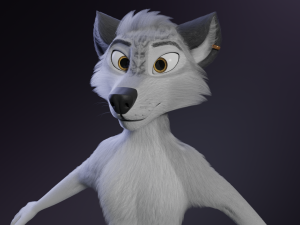 Magnus Anthro Wolf 3D Модель