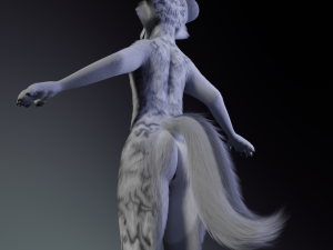 Magnus Anthro Wolf 3D Модель